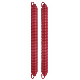 SRIAOO (2PCS) L81-6009 Red Hood Springs Compatible with Peterbilt 389 & 388 Trucks Suitable For Years 2008-Current Tensile Steel Hood Assist Springs with Corrosion-Resistant Coating