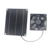 Solar Exhaust Fan,30W Solar Vent Fan | Weatherproof Wall-Mounted Cooling