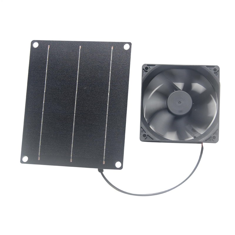 Solar Exhaust Fan,30W Solar Vent Fan | Weatherproof Wall-Mounted Cooling