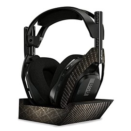 MightySkins Carbon Fiber Skin Compatible with Astro A50 Wireless Headphones + Base Station (Gen 4) - Vintage Elegance | Protective, Durable Textured Carbon Fiber Finish | Easy to Apply