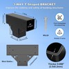 Pergola Kit T Shaped 4x4(Actual: 3.64"x3.64")-4 Pack Pergola Bracket 4x4-3