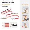 ABJOBIBI Single-Sided Reflective Dog Leash,Padded Handle Nylon Leashes for Medium