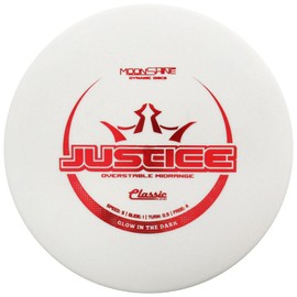 Dynamic Discs Moonshine Glow Classic Blend Justice Midrange Golf Disc | Colors Will Vary