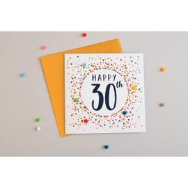 Pom Pom POM043 "30th" Greeting Card
