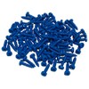 Cora 000116013 100 Fixing Screws Kit for License Plate, Blue