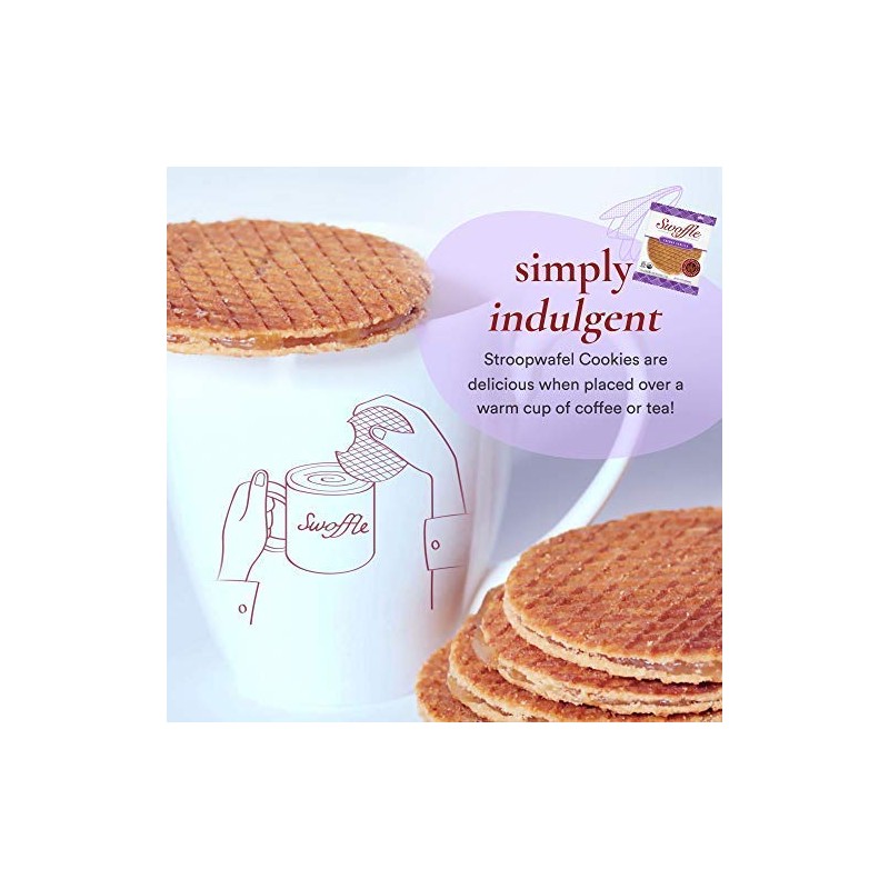 Gluten Free Organic Stroopwafels by Swoffle - French Vanilla |