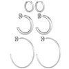 BONNYBIRD® BonnyLoop Creole Earrings Set - Premium Stainless Steel Hoop