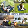 Inflatable Sleeping Camping Mat with Pillow 190L x 64W x