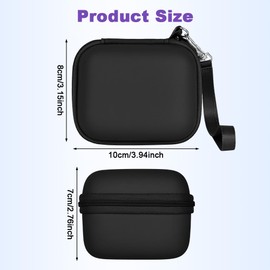 OSDUE Case for Bitzees Digital Pet Interactive Toy, Cute Protective Bag for Bitzee Digital Pet, Protective Bag for Bitzees Digital Pet, Carry Bag with Wrist Strap, Waterproof, Shockproof