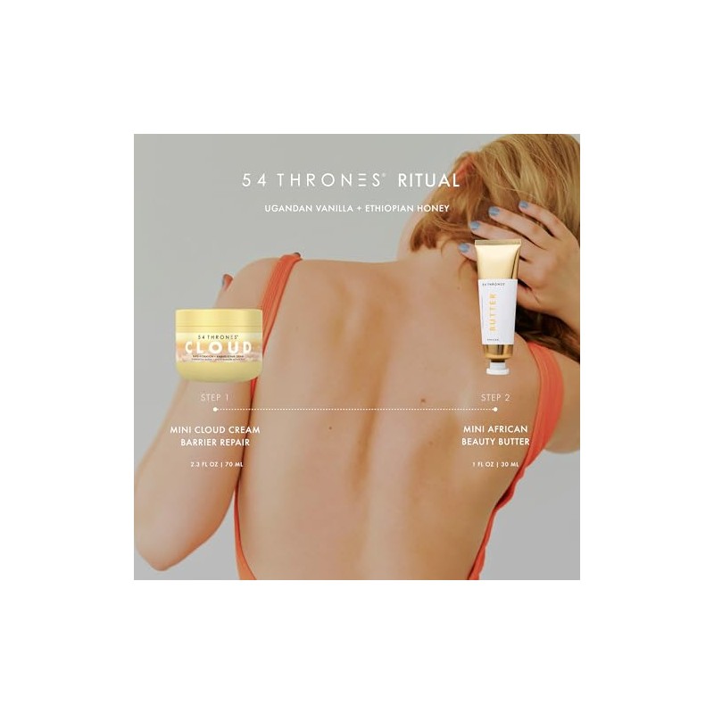 54 Thrones Miniset Slather + Seal: Crema De Nube Reparadora
