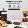 Tourdeus Glass Coffee Container - 900ml x 2 Pop Top
