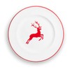 GMUNDNER KERAMIK Dessert Plate Gourmet Diameter 22 cm Ruby Red