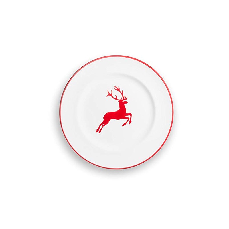 GMUNDNER KERAMIK Dessert Plate Gourmet Diameter 22 cm Ruby Red