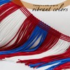5 yards of 2" Metallic Chainette Fringe Trim Magenta