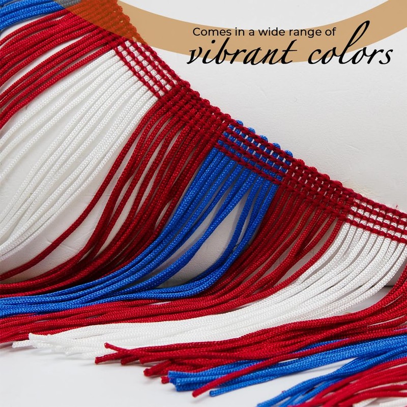 5 yards of 2" Metallic Chainette Fringe Trim Magenta