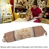 Foot Massage Cylinder Pillow Detachable Soft Foot Embroidery Cylinder Pillow