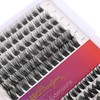 Wleec Beauty Lash Clusters DIY Eyelash Extensions, 120PCS Individual Lashes