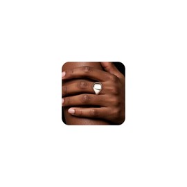 ALEXCRAFT Chunky Rings Gold Silver 925 Adjustable Waterproof Ladies for Women Girlfriend Promise Ring Jewellery Mum