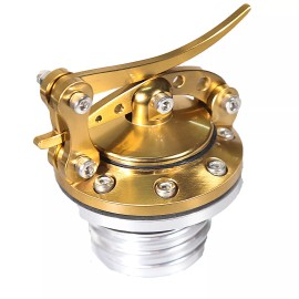 Rudyness US Gold Quick Release Fuel Gas Tank Oil Cap For Harley Sportster XL 1200 883