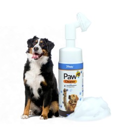 Dog Paw Cleaner for Dogs & Cats, No Rinse Foaming Pet Paw Washer with Built-in Silicone Brush, Dog Foot Cleaner for Muddy Paws, Soft, Safe, Daily Use, Puppy & Kitten Paw Wash