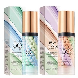 MrCuvaryas Prebase Hidratante Para Maquillaje, Crema Correctora De Color En Un Solo Paso, Prebase De Maquillaje Para Rostro, Correctora De Tono De... 