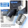 Boltigen PVC Termination Mesh Screen Vent Covers, Stainless Steel Gutter