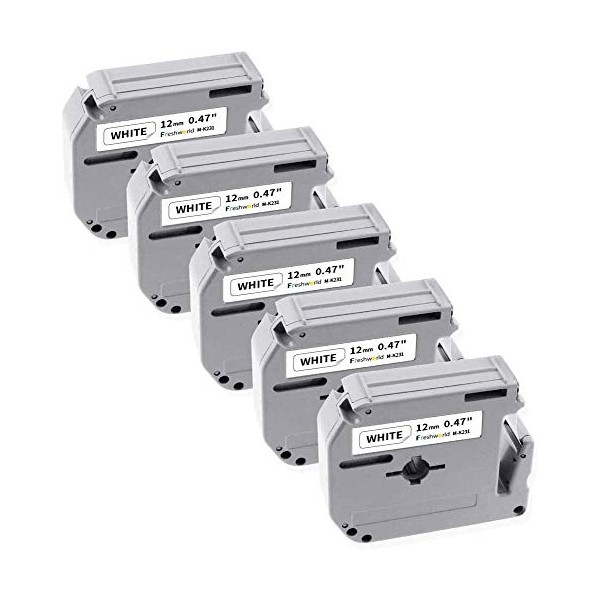 Freshworld Compatible Label Tape Replacement for P touch M Tape