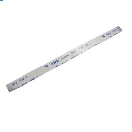 AKUYAO 10 Pin 0.5 mm Grid AWM 20624 80C 60V VW-1 Flex Cable Length 100 mm, Pin Assignment on Same Side Type A Ribbon Cable