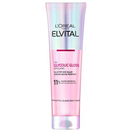 L'Oréal Paris Elvital Glycolic Gloss Conditioner for Dull and Dull Hair, Hair Care for Healthy Hair and Ultimate Shine, Regeneration of Hair Sealing, Conditioner with Glycolic Acid, 150 ml