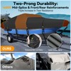 1600D + 1200D Boat Cover with 2" Wide Loops for