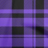 oneOone Rayon Medium Purple Fabric Tartan Sewing Craft Projects Fabric