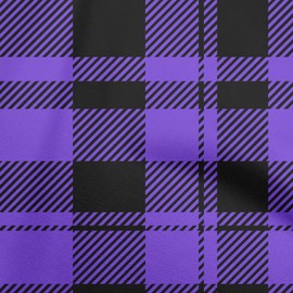 oneOone Rayon Medium Purple Fabric Tartan Sewing Craft Projects Fabric Prints by Yard 56 Inch Wide