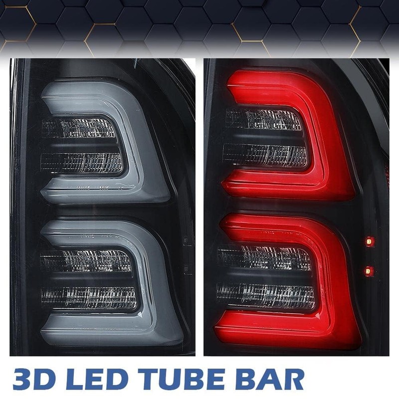 PIT66 LED Tail Lights Assembly Pair Compatible with Toyota Tacoma