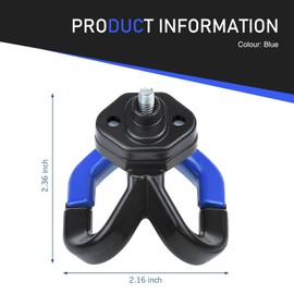Diamall Motorcycle Hanger Hook, Helmet Luggage Bag Hook Holder with Double Claw Hooks Design, Hanging Pothook Accessories for Electric Scooter, Moped Scooters, Bicycles, Motorcycles (Blue)