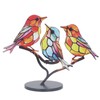 Alloy Metal Bird Series Home Decoration Stress Relief Base Removable