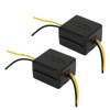2Pcs Car Power Filter 12V Interference Proof Noises Reduction Reliable