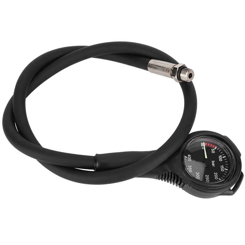 Professional Luminous Submersible Scuba Diving Pressure Gauge 400 Bar Console