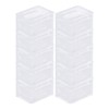 PROREGAL SuperSparSet 10 x Transparent Euro Containers BasicLine with Closed