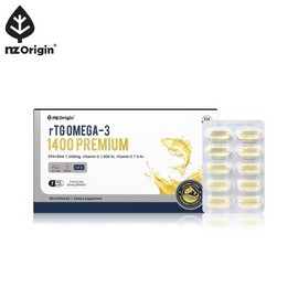NJ Origin rTG Omega-3 1400 Premium 180 Capsules