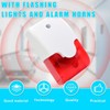TECHZOCO Sound and Strobe Alarm Flashing Wired Light Alarm Strobe