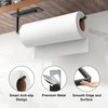 Zewa Kitchen Roll Holder No Drilling – Black Roll Holder,