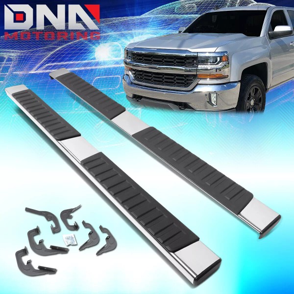 DNA MOTORING For 2007-2019 Silverado Sierra Crew Cab 6" Flat