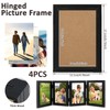 4 Pcs Hinged Photo Frames 4x6 inch, Folding Picture Frame