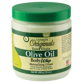 Originals by Africa's Best Extra-Virgin Olive Oil Body Whip Moisturizing Cream, A Higher Level of Moisturizing For Long Lasting Silky, Soft, Glowing Skin 15oz Jar