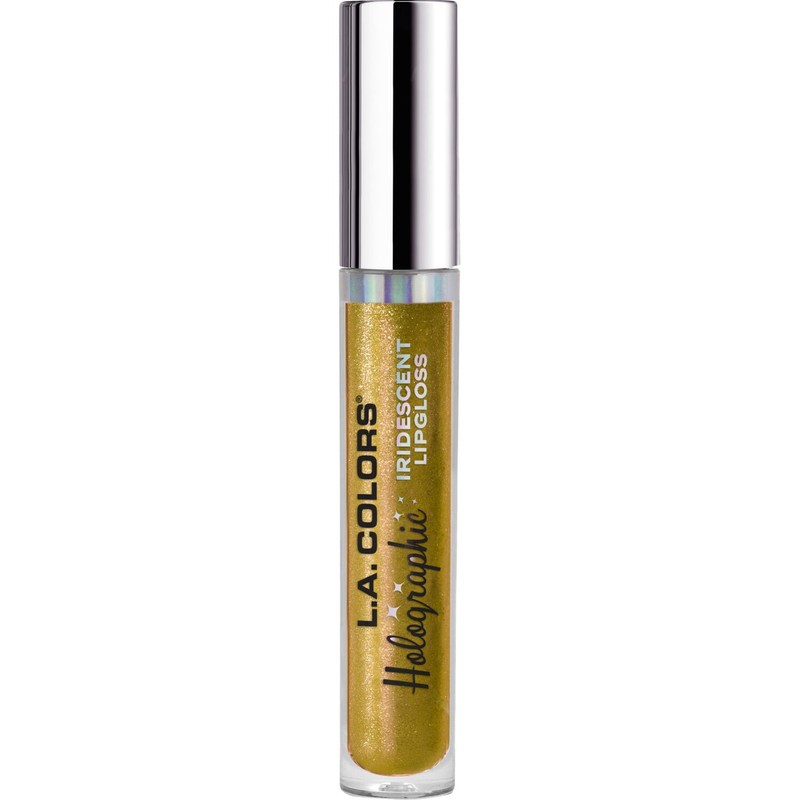 L.A. COLORS Holographic Iridescent Lipgloss, Gold Rush CLG422