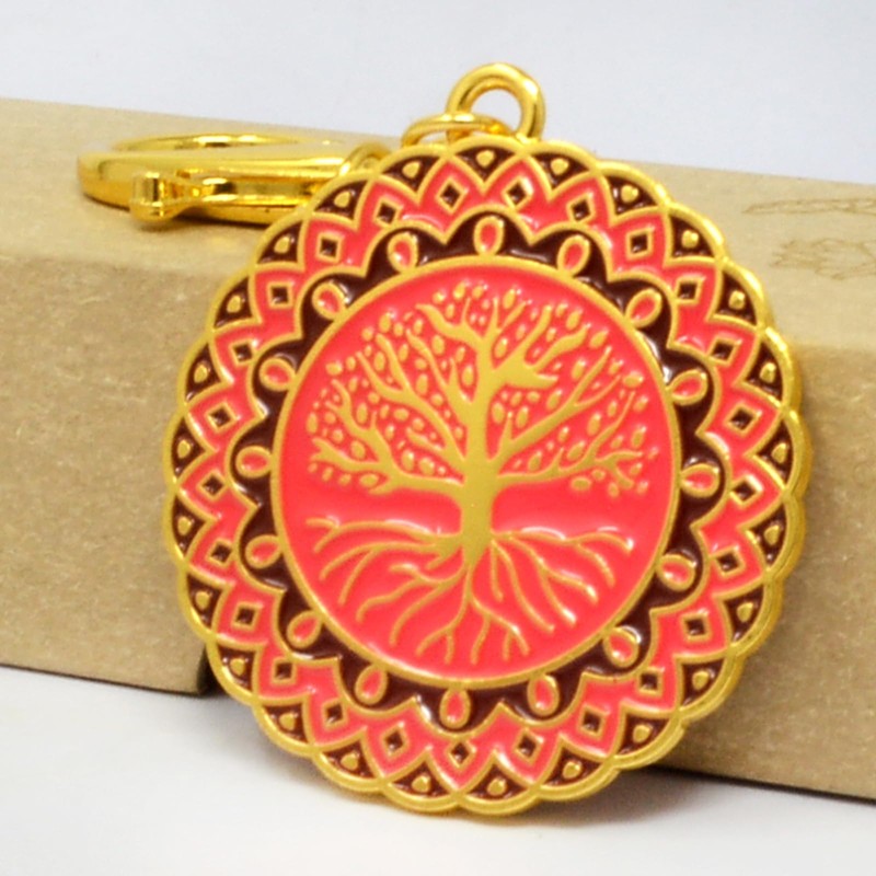 Isui Tree Keychain Boost Energy Amulet Keychain Tree of Life
