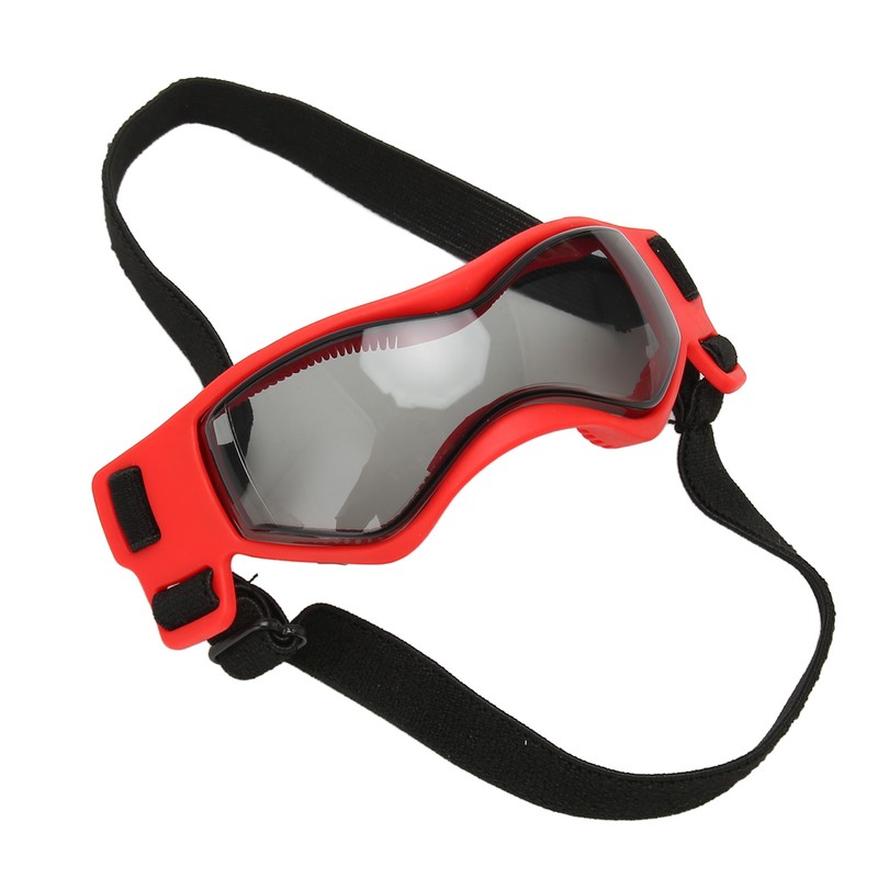 Dog Goggles Soft Silicone Frame Adjustable Dog UV Protection Sunglasses