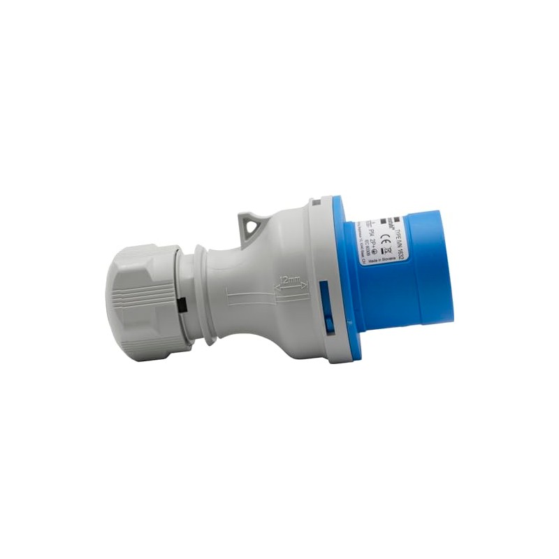 Brennenstuhl CEE Plug with Ground Contact 3 Pin Outdoor CEE
