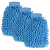 3 Pack Chenille Microfiber Car Wash Mitt, 7" x 9.8"