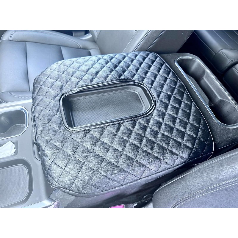 xinghe for 2014-2018 Silverado Sierra Jump Seat Console Leather Armrest